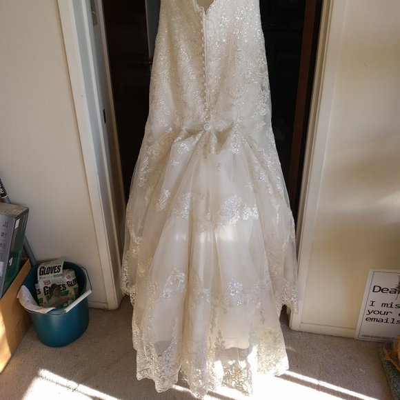 Allure Romance 2712 Ultra Feminine Strapless Gown - Picture 5 of 14